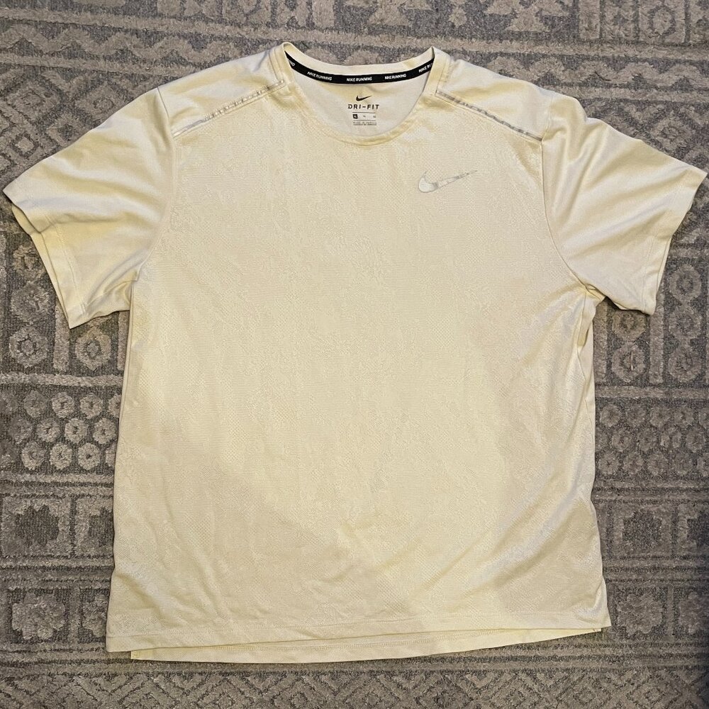 Nike Running Dri-Fit Shirt White Men's XL